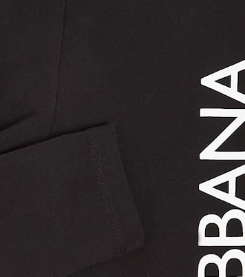 Leggings in jersey di misto cotone | Dolce&Gabbana Kids