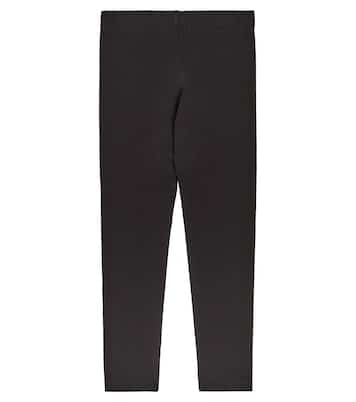 Leggings in jersey di misto cotone | Dolce&Gabbana Kids