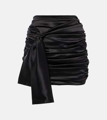 Mini-jupe en satin de soie mélangée | Dolce&Gabbana