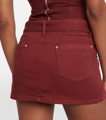 Minifalda en denim | Blumarine