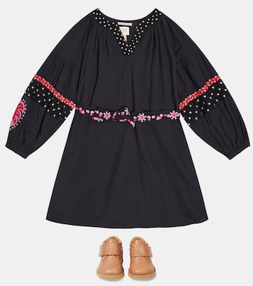 Besticktes Kleid aus Baumwolle | Scotch & Soda Kids