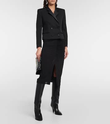Hastagd cropped wool tuxedo jacket | Isabel Marant