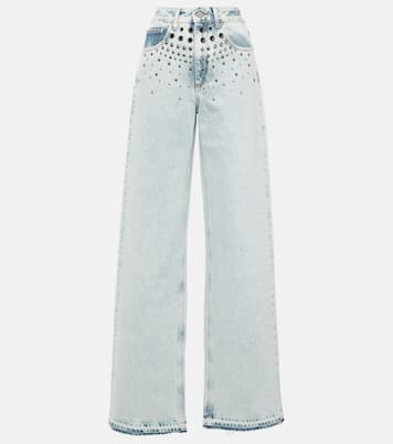 Verzierte Straight Jeans | Alessandra Rich