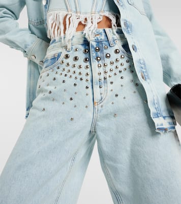 Verzierte Straight Jeans | Alessandra Rich