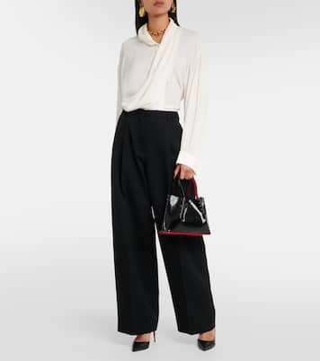 Borsa Cabarock Mini in vernice | Christian Louboutin
