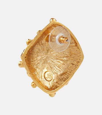 Deon embellished gold-plated earrings | Jennifer Behr