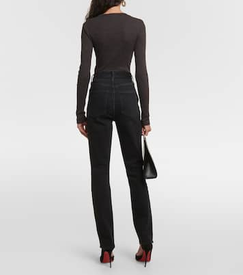 Freya high-rise slim jeans | Agolde