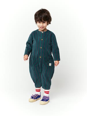 Baby - Salopette in velluto a righe | Bobo Choses
