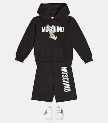Teddy Bear cotton hoodie | Moschino Kids