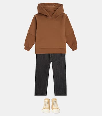 Denim high-top sneakers | Rick Owens Kids