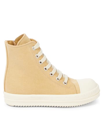 Denim high-top sneakers | Rick Owens Kids