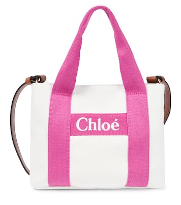 Cabas en toile à logo | Chloé Kids