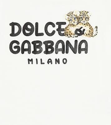 Baby - T-shirt in jersey di cotone con stampa | Dolce&Gabbana Kids
