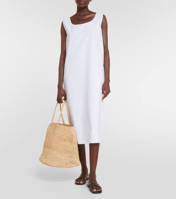 Vestido midi Janah de algodón | The Row