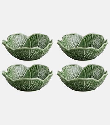 Cabbage set of 4 ceramic bowls | Bordallo Pinheiro