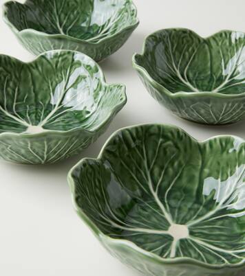 Cabbage set of 4 ceramic bowls | Bordallo Pinheiro
