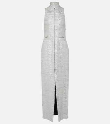 Abito midi in tweed di lurex® | Alessandra Rich