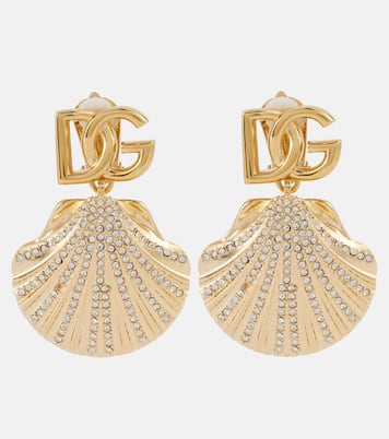 Boucles d’oreilles clip Capri DG à cristaux | Dolce&Gabbana