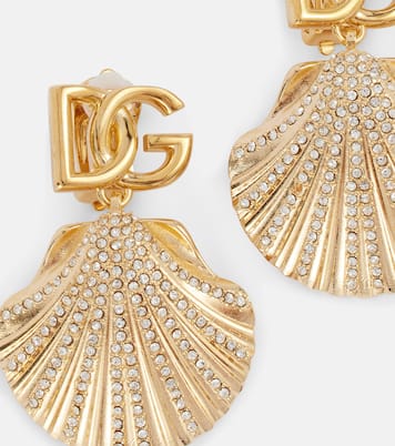 Boucles d’oreilles clip Capri DG à cristaux | Dolce&Gabbana