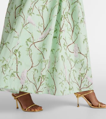 Maxikleid Vivianne Cacatua aus Baumwolle | Agua by Agua Bendita