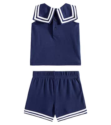 Baby cotton T-shirt and shorts set | Polo Ralph Lauren Kids