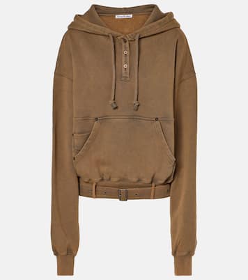 Sweat-shirt à capuche en coton | Acne Studios