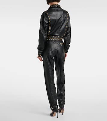 Jumpsuit in pelle con borchie | Dodo Bar Or