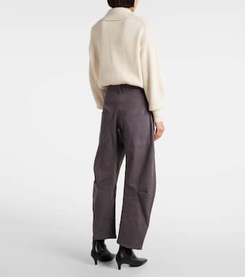 Pantalon barrel Shon en coton | Nili Lotan
