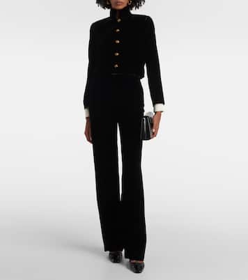 Pantaloni a gamba larga Goldie in velluto | Loro Piana