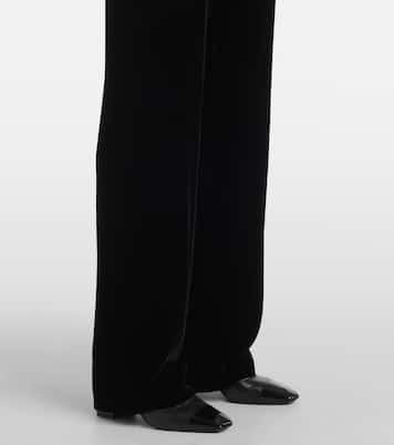 Pantaloni a gamba larga Goldie in velluto | Loro Piana