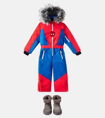 X Marvel© Skianzug Spider-Man mit Faux Fur | Roarsome