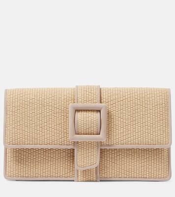 Pochette Maycap en raphia | Manolo Blahnik