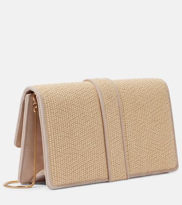 Pochette Maycap en raphia | Manolo Blahnik