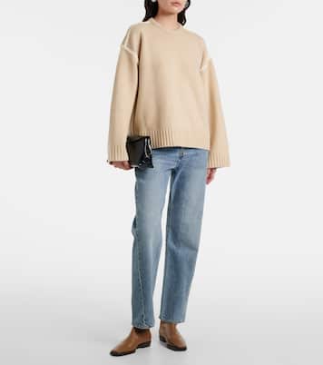 Embroidered wool, cashmere, and cotton sweater | Toteme