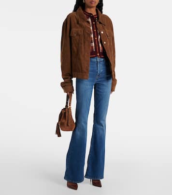 Jean flare Le High Flare à taille haute | Frame