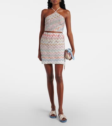 Pareo a zig-zag con lamé | Missoni