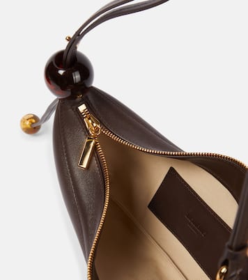 Bisou Perle Large leather shoulder bag | Jacquemus