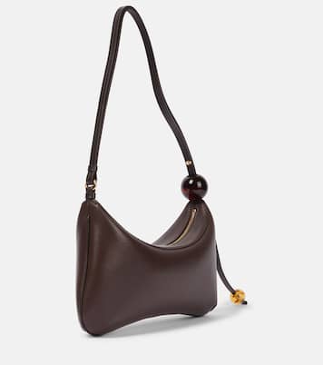 Bisou Perle Large leather shoulder bag | Jacquemus