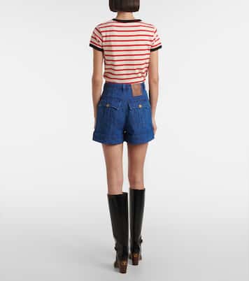 Short en coton et lin | Valentino