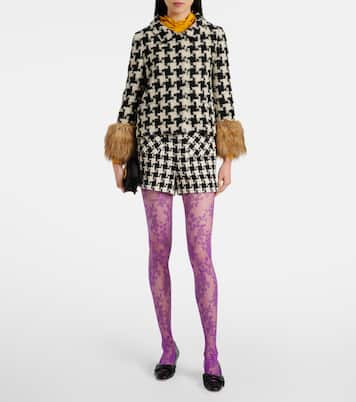Floral lace tights | Valentino