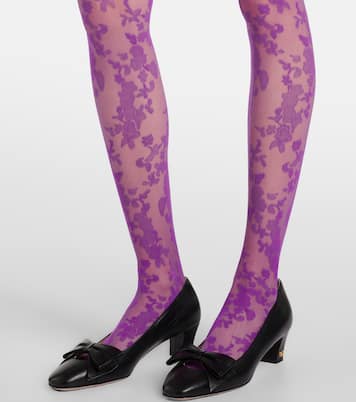 Floral lace tights | Valentino