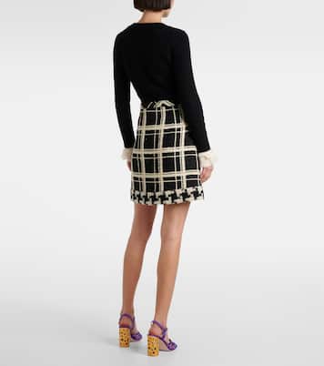 Mossi wool-blend tweed miniskirt | Valentino