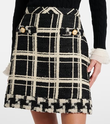 Mossi wool-blend tweed miniskirt | Valentino