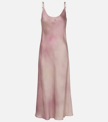 Robe midi en satin | Acne Studios