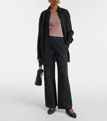 Pantaloni regular Naya in twill | Velvet