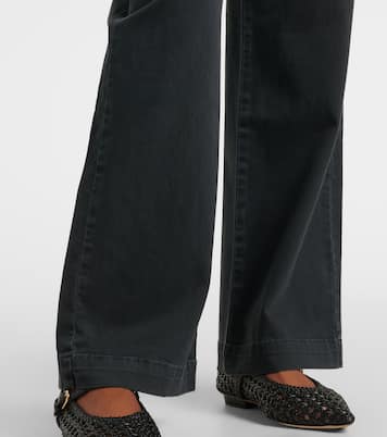 Pantaloni regular Naya in twill | Velvet