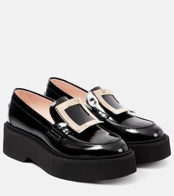 Viv' Rangers patent leather platform loafers | Roger Vivier