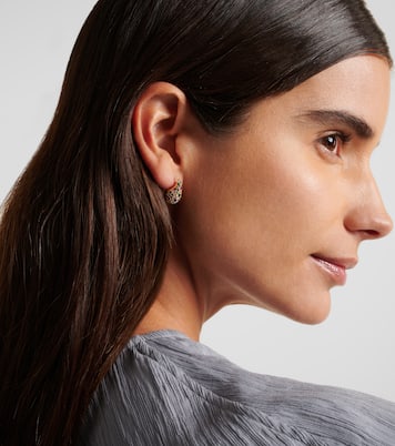 Boules d'oreilles Happy Tears en or 14 ct et saphirs | Roxanne First