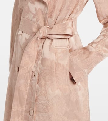 Manteau en jacquard de lin mélangé | Dries Van Noten