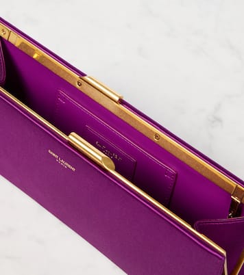 Clutch Midnight Small in raso | Saint Laurent
